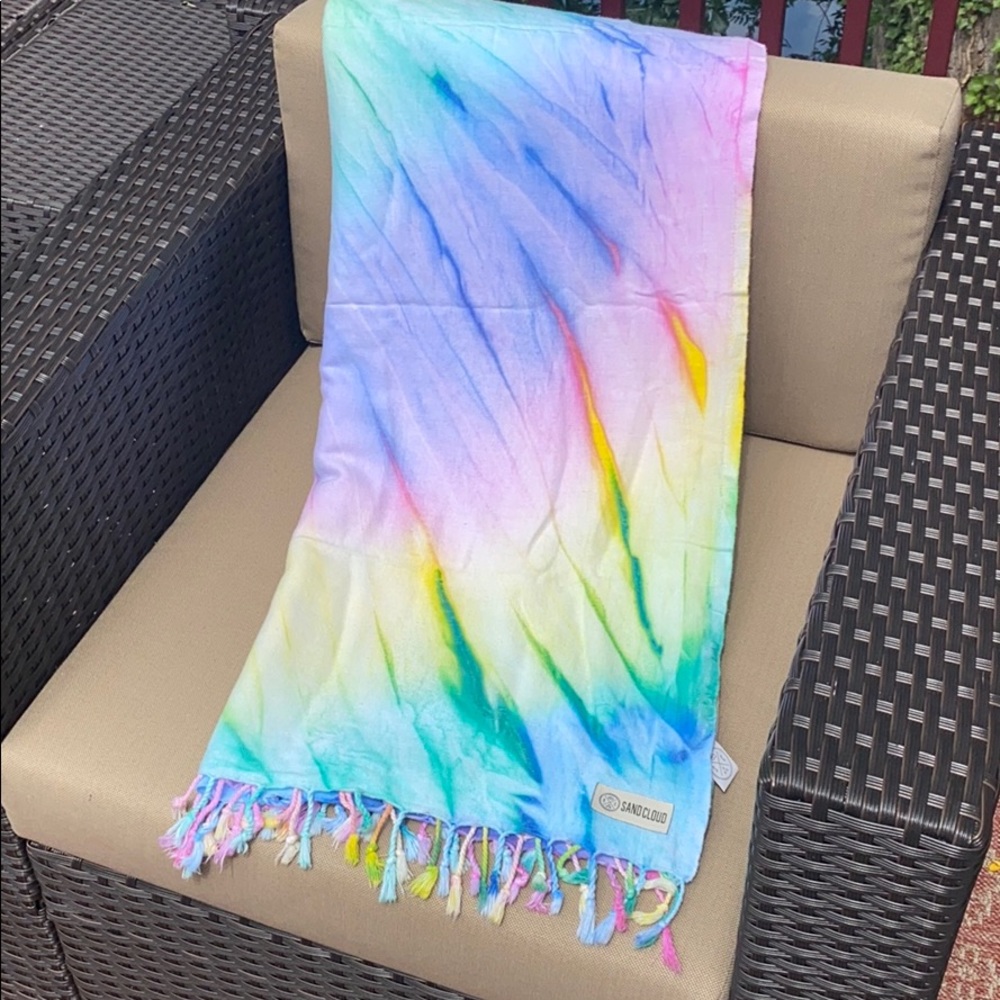 100% Cotton Turkish Oversized Tie Dye Towel
